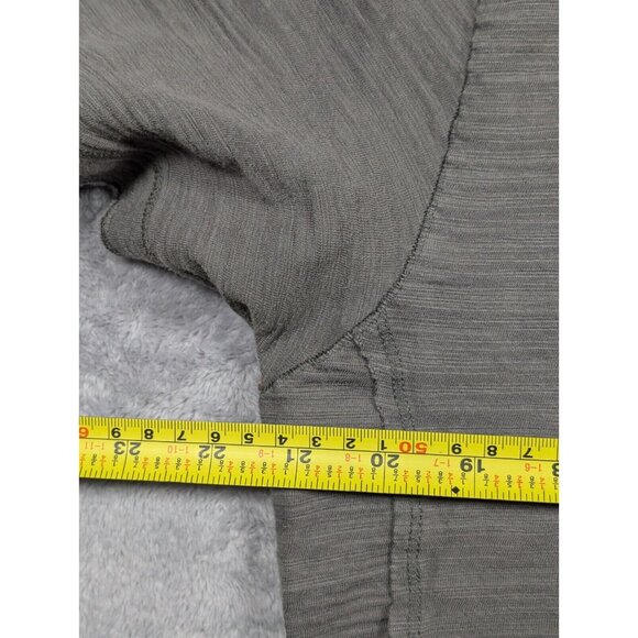 BKE Buckle Polo Shirt Men Large Gray Athletic Fit Distressed Raw Trim Streetwear - Picture 8 of 9